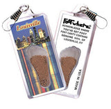 Louisville FootWhere® Souvenir Zipper-Pull. Made in USA-FootWhere® Souvenirs