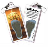 Washington, D.C. FootWhere® Souvenir Zipper-Pull. Made in USA-FootWhere® Souvenirs