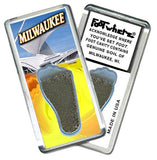 Milwaukee FootWhere® Souvenir Fridge Magnets. 6 Piece Set. Made in USA - FootWhere® Souvenir Shop