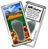 Milwaukee FootWhere® Souvenir Fridge Magnets. 6 Piece Set. Made in USA - FootWhere® Souvenir Shop