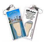 Miami FootWhere® Souvenir Zipper-Pull