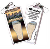 Miami FootWhere® Souvenir Zipper-Pulls. 6 Piece Set. Made in USA - FootWhere® Souvenir Shop