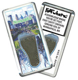 Minneapolis FootWhere® Souvenir Fridge Magnet. Made in USA-FootWhere® Souvenirs