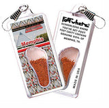 Memphis FootWhere® Souvenir Zipper-Pull. Made in USA-FootWhere® Souvenirs