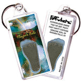 Niagara Falls, NY FootWhere® Souvenir Key Chain. Made in USA-FootWhere® Souvenirs