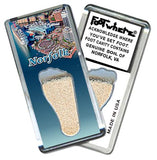 Norfolk FootWhere® Souvenir Fridge Magnets. 6 Piece Set. Made in USA - FootWhere® Souvenir Shop