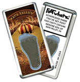 Napa Valley FootWhere® Souvenir Fridge Magnet. Made in USA-FootWhere® Souvenirs