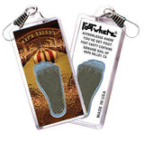 Napa Valley FootWhere® Souvenir Zipper-Pull. Made in USA-FootWhere® Souvenirs
