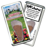 Nashville FootWhere® Souvenir Magnet. Made in USA-FootWhere® Souvenirs