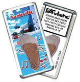 Nashville FootWhere® Souvenir Magnet. Made in USA-FootWhere® Souvenirs