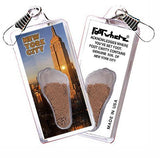 New York City FootWhere® Souvenir Zipper-Pull. Made in USA-FootWhere® Souvenirs