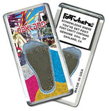 Oakland FootWhere® Souvenir Magnet. Made in USA-FootWhere® Souvenirs
