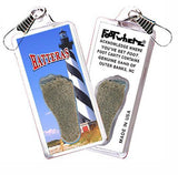 Outer Banks, NC FootWhere® Souvenir Zipper-Pull. Made in USA-FootWhere® Souvenirs