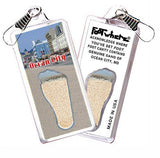 Ocean City FootWhere® Souvenir Zipper-Pull. Made in USA-FootWhere® Souvenirs