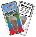 Omaha FootWhere® Souvenir Magnet. Made in USA-FootWhere® Souvenirs