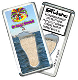Orange Beach FootWhere® Souvenir Fridge Magnet. Made in USA - FootWhere® Souvenir Shop