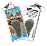 Phoenix FootWhere® Souvenir Zipper-Pull. Made in USA-FootWhere® Souvenirs