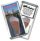 Portland, ME FootWhere® Souvenir Fridge Magnet. Made in USA-FootWhere® Souvenirs