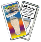 Puerto Rico FootWhere® Souvenir Magnet. Made in USA-FootWhere® Souvenirs
