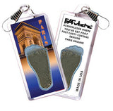 Paris FootWhere® Souvenir Zipper-Pulls. 6 Piece Set. Made in USA - FootWhere® Souvenir Shop