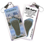 Paris FootWhere® Souvenir Zipper-Pull. Made in USA-FootWhere® Souvenirs
