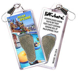 Palm Springs FootWhere® Souvenir Zipper-Pull. Made in USA-FootWhere® Souvenirs