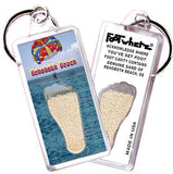 Rehoboth Beach, DE FootWhere® Souvenir Zipper-Pull. Made in USA-FootWhere® Souvenirs