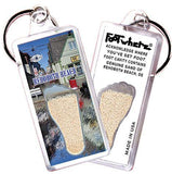 Rehoboth Beach, DE FootWhere® Keychain. Made in USA.-FootWhere® Souvenirs