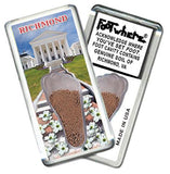 Richmond FootWhere® Souvenir Fridge Magnets. 6 Piece Set. Made in USA-FootWhere® Souvenirs