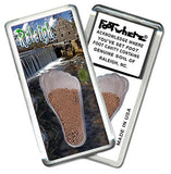 Raleigh FootWhere® Souvenir Fridge Magnet. Made in USA-FootWhere® Souvenirs