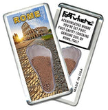 Rome, Italy FootWhere® Souvenir Fridge Magnet. Made in USA-FootWhere® Souvenirs