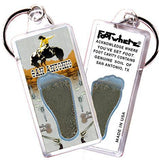 San Antonio FootWhere® Souvenir Key Chain.Made in USA-FootWhere® Souvenirs