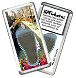 San Antonio FootWhere® Souvenir Magnet. Made in USA-FootWhere® Souvenirs
