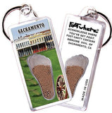 Sacramento FootWhere® Keychain. Made in USA-FootWhere® Souvenirs