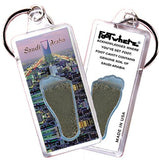 Saudi Arabia FootWhere® Souvenir Keychains. 6 Piece Set. Made in USA - FootWhere® Souvenir Shop