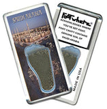 Saudi Arabia FootWhere® Souvenir Magnet. Made in USA-FootWhere® Souvenirs