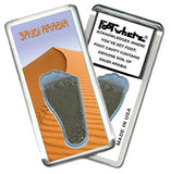 Saudi Arabia FootWhere® Souvenir Magnet. Made in USA-FootWhere® Souvenirs
