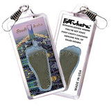 Saudi Arabia FootWhere® Souvenir Zipper-Pulls. 6 Piece Set. Made in USA - FootWhere® Souvenir Shop