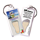 South Beach Miami FootWhere® Souvenir Keychain. 72 pieces/ 6 assorted styles.