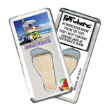 South Beach Miami FootWhere® Souvenir Fridge Magnets. 6 Piece Set. Made in USA - FootWhere® Souvenir Shop