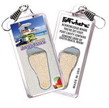 South Beach Miami FootWhere® Souvenir Zipper-Pulls. 6 Piece Set. Made in USA - FootWhere® Souvenir Shop