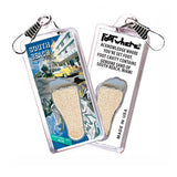 South Beach Miami FootWhere® Souvenir Zipper-Pulls. 6 Piece Set. Made in USA - FootWhere® Souvenir Shop