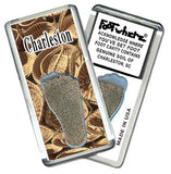 Charleston, SC FootWhere® Souvenir Fridge Magnets. 6 Piece Set. Made in USA-FootWhere® Souvenirs