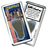 Seattle FootWhere® Souvenir Fridge Magnets. 6 Piece Set. Made in USA - FootWhere® Souvenir Shop