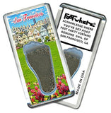San Francisco FootWhere® Souvenir Fridge Magnet. Made in USA-FootWhere® Souvenirs