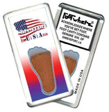 Shreveport FootWhere® Souvenir Magnet. Made in USA-FootWhere® Souvenirs