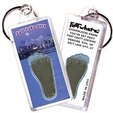 Salt Lake City FootWhere® Souvenir Keychain. Made in USA-FootWhere® Souvenirs