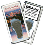 Salt Lake City FootWhere® Souvenir Fridge Magnets. 6 Piece Set. Made in USA - FootWhere® Souvenir Shop
