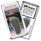 Salt Lake City FootWhere® Souvenir Magnet. Made in USA-FootWhere® Souvenirs