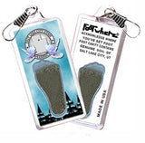 Salt Lake City FootWhere® Souvenir Zipper-Pulls. 6 Piece Set. Made in USA - FootWhere® Souvenir Shop